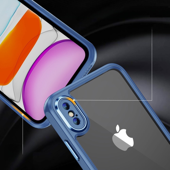 Etui do iPhone XS Max, ERBORD Impact Guard, niebieskie