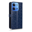 Etui z klapką do Xiaomi Redmi 15C 4G/LTE, Wallet Rhombus, niebieskie