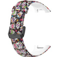 Pasek Silikonowy do Xiaomi Mi Band 7 Pro, Kolorowe czaszki