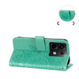 Etui z klapką do Xiaomi Redmi Note 13 Pro 5G, Mandala, zielone