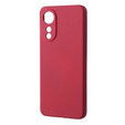 Etui do Oppo A78 4G, Silicone Lite, czerwone