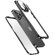 Etui do iPhone 16 Pro, Magnetic Dual Glass, czarne