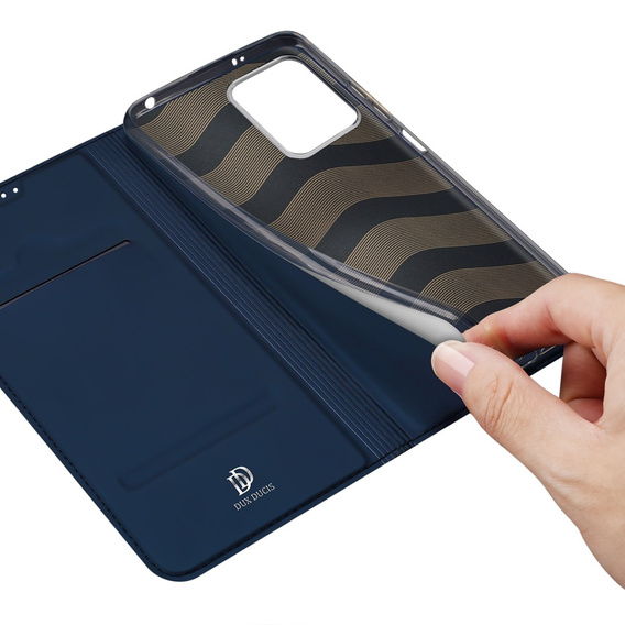 Etui Dux Ducis do Xiaomi Redmi Note 12 5G / POCO X5 5G, Skinpro, granatowe