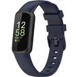 Pasek Silikonowy do Fitbit Inspire 3, Granatowy