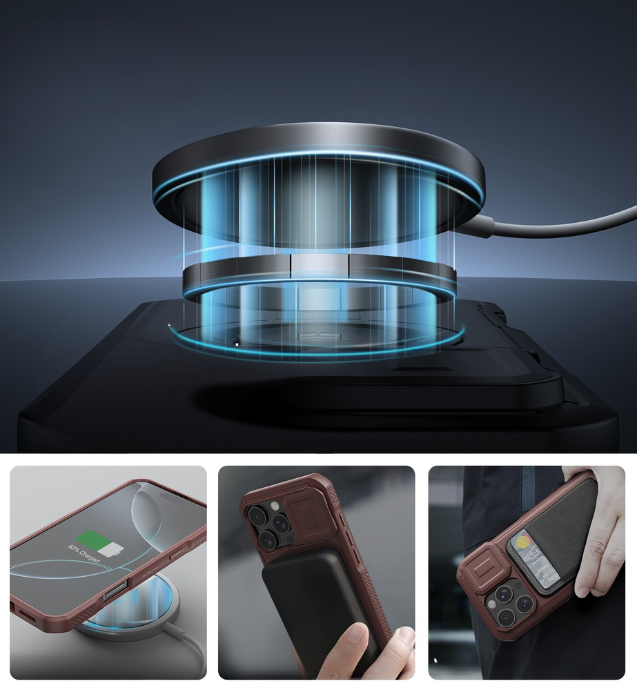 Etui Dexnor do iPhone 16 Pro Max – silne magnetyczne mocowanie do MagSafe