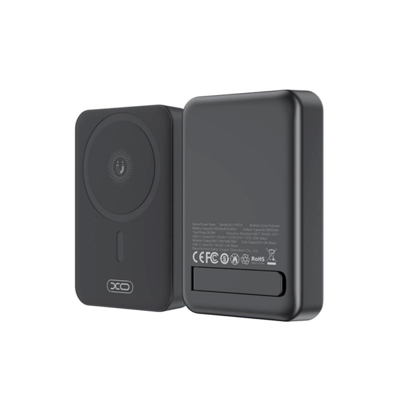 XO Power Bank Magnetyczny PR231 20W 10000mAh - Czarny