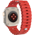 Pasek Silikonowy do Apple Watch 1/2/3/4/5/6/7/8/9/10/11/SE Ultra 1/2/3 42/44/45/46/49mm, Czerwony