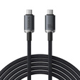 Baseus Crystal Shine – kabel USB‑C do USB‑C 100 W 1,5 m - czarny