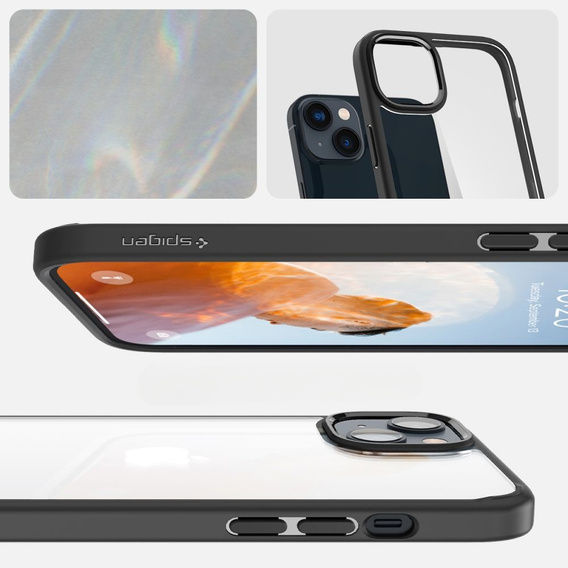 Etui Spigen do iPhone 14, Ultra Hybrid, matowe czarne