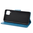 Etui z klapką do Samsung Galaxy A12 / M12 / A12 2021, Butterfly, niebieskie