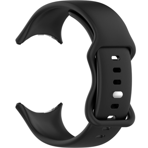Pasek Silikonowy do Google Pixel Watch 1 / 2 / 3 41mm, Czarny