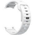 Pasek Silikonowy do Samsung Galaxy Watch 4/5/6/7/FE 40/42/43/44/45/46/47mm, Biały