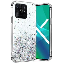 Etui do Xiaomi Redmi 10C, Glittery, przezroczyste