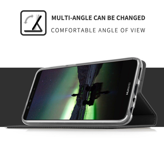 Czarne Etui SkinPro do Huawei Y9 2018