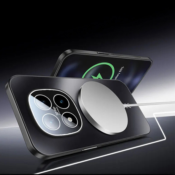 Etui ochronne do Xiaomi Redmi Note 15 Pro Plus 5G / Poco M8 Pro 5G, do MagSafe, czarne