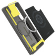 Etui Spigen do Samsung Galaxy S25 Ultra, Rugged Armor, szare + Szkło Hartowane 9H