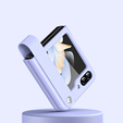 Etui Wristband Kickstand do Samsung Galaxy Z Flip7 FE / Z Flip6, Fioletowe