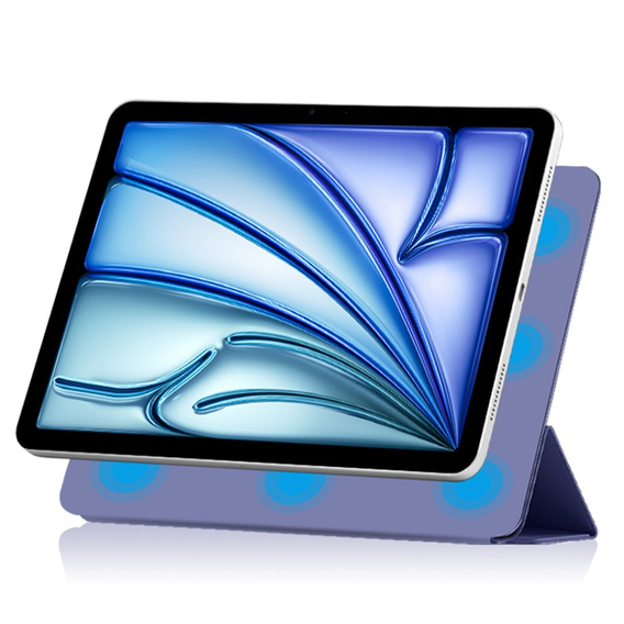 Etui do iPad Air 13" 2025/2024 (7/6 gen.), Magnetic smartcase, fioletowe