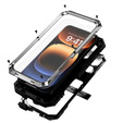 Etui pancerne do iPhone 16 Pro, R-JUST, srebrne
