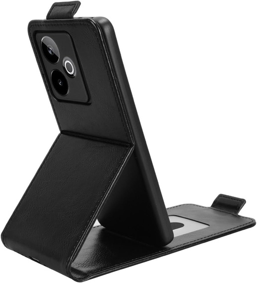 Etui z klapką do Realme GT 7 / 7T, Flip, czarne