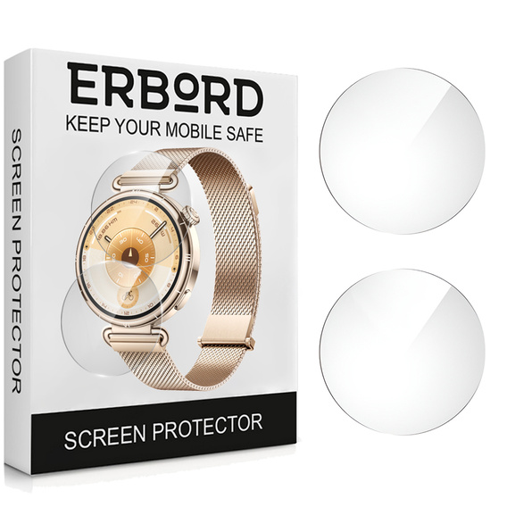 2x Szkło Hartowane ERBORD do Huawei Watch GT 6 41mm, Szybka