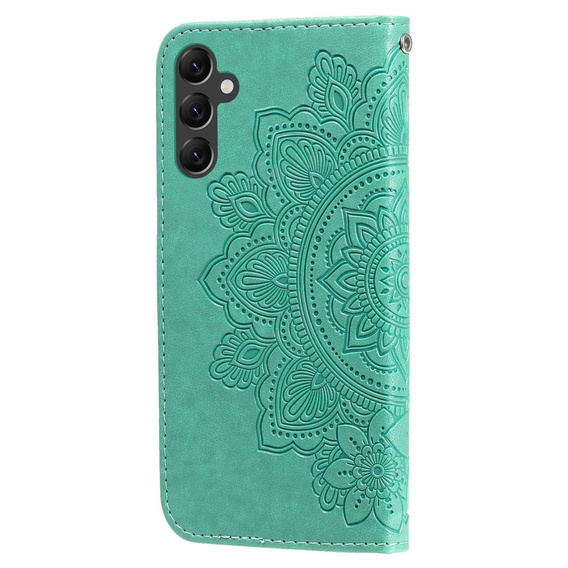 Etui z klapką do Samsung Galaxy A14 4G/5G, Mandala, zielone