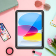 Etui Wodoodporne IP68 do iPad 11" 2025 A16 (11 gen.) / iPad 10.9" 2022 (10 gen.), czarne