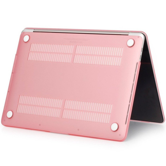 Etui do MacBook Air 13 A2337 M1 A2179 A1932, Hard Case Obudowa, Różowe