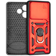 Etui pancerne do Oppo A5 Pro 5G, CamShield Slide, czerwone