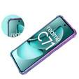 Etui Gradient Dropproof do Realme C71, Fioletowe / niebieskie