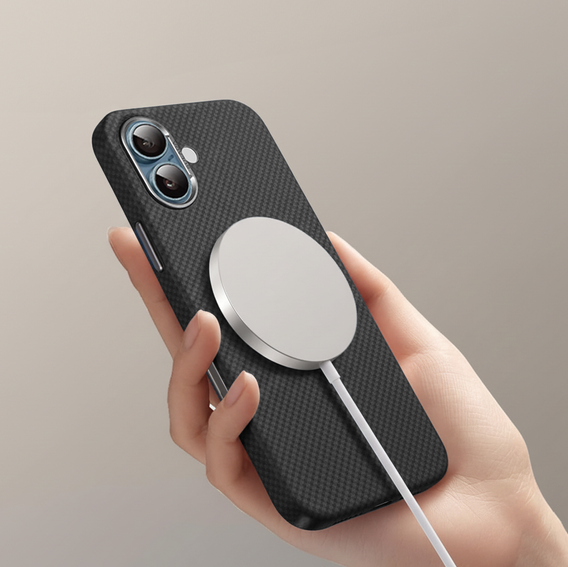 Etui SULADA do iPhone 17 z MagSafe – tytanowe czarne