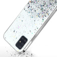 Etui do Samsung Galaxy A71 5G, Glittery, przezroczyste