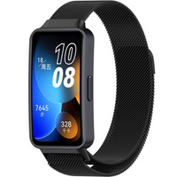 Bransoleta Milanese do Huawei Band 8 / Huawei Band 9 / Huawei Band 10, Czarna