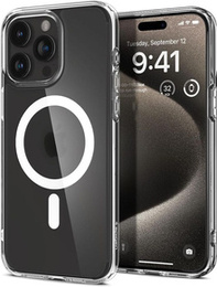 Etui z MagSafe Spigen do iPhone 15 Pro, Ultra Hybrid, Matowe Przezroczyste