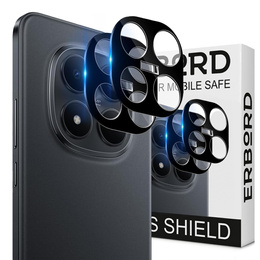 2x Szkło hartowane na aparat ERBORD do Xiaomi Redmi Note 15 Pro 5G, Czarne