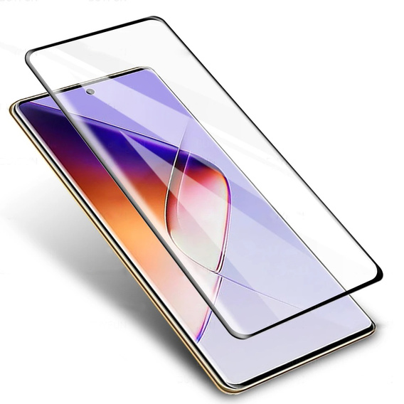 Szkło Hartowane 3D do Infinix Note 40 Pro Plus, czarna ramka