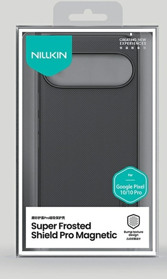 Etui Nillkin Frosted Shield Pro MagSafe do Google Pixel 10 / 10 Pro – czarne, magnetyczne, wzmocniona ochrona