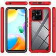 Etui do Xiaomi Redmi 10C, Shockproof, z folią, czerwone