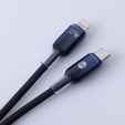 Forever Kabel Ombre USB-C do Lightning, 27W, 1m, czarny