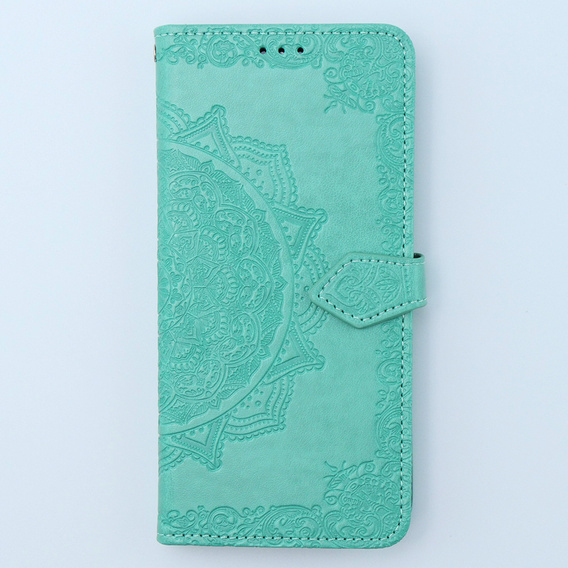 Etui z klapką do Xiaomi 13T / 13T Pro, Mandala, zielone