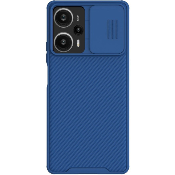 Etui do Xiaomi Poco F5, pancerne Nillkin, CamShield Pro, Niebieskie