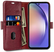 Etui z klapką do Samsung Galaxy A54 5G, Wallet, do MagSafe, czerwone