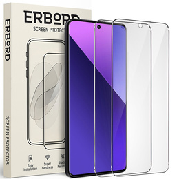 2x Szkło Hartowane do Xiaomi Redmi Note 13 4G/5G / 13 Pro 4G/5G, ERBORD 9H Hard Glass, szybka