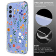 Etui do Samsung Galaxy S25 FE z motywem kwiatowym – wielokolorowe