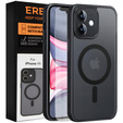 Etui do iPhone 11, do MagSafe, ERBORD Matt Case, czarny + Szkło na ekran