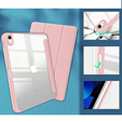 Etui do iPad 11" 2025 A16 (11 gen.) / iPad 10.9" 2022 (10 gen.), Smartcase Hybrid, z miejscem na rysik, jasnoróżowe