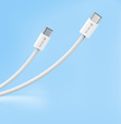 Devia kabel Smart PD USB-C - USB-C 1,0 m 60W 3A biały