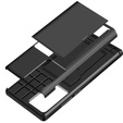 Etui do Samsung Galaxy S21 Ultra, Sliding Card Holder, czarne
