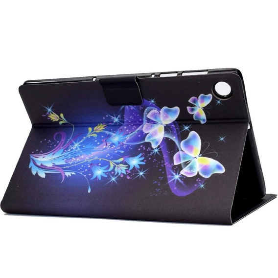 Etui do Samsung Galaxy Tab A8 10.5 SM-X200 SM-X205, Kwiaty i motyle