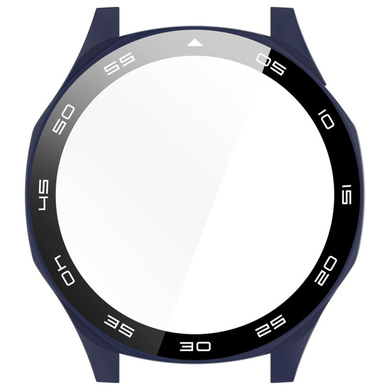 2w1 Etui + Szkło Hartowane do Huawei Watch GT 5 46mm, Granatowe